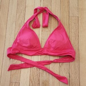 Women's Pink Halter Bikini Top